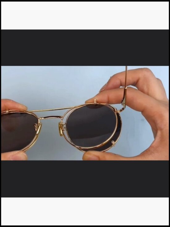 Clip-On Polarized Sunglasses UV Protection for Henk Frames